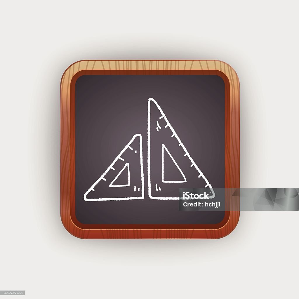 Dodgy Ruler Doodle Ruler Stock Illustration - Download Image Now - 2015 ...