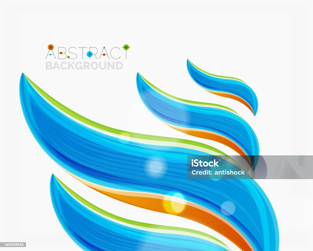 Solid Wave Background Abstract Realistic Solid Wave Background Stock Illustration - Download ...