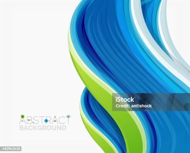 Solid Wave Background Abstract Realistic Solid Wave Background Stock Illustration - Download ...