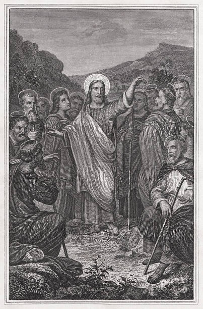 istock Sending out of the Twelve Apostles, Steel engraving, published 1879 482948588