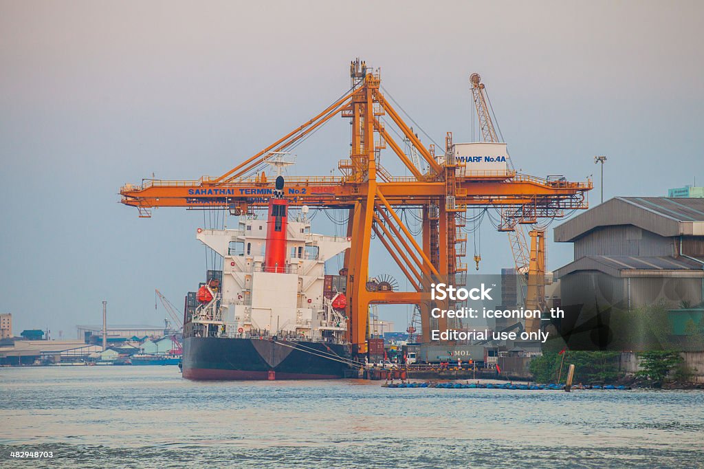 Cargo Schiff - Lizenzfrei Afrika Stock-Foto