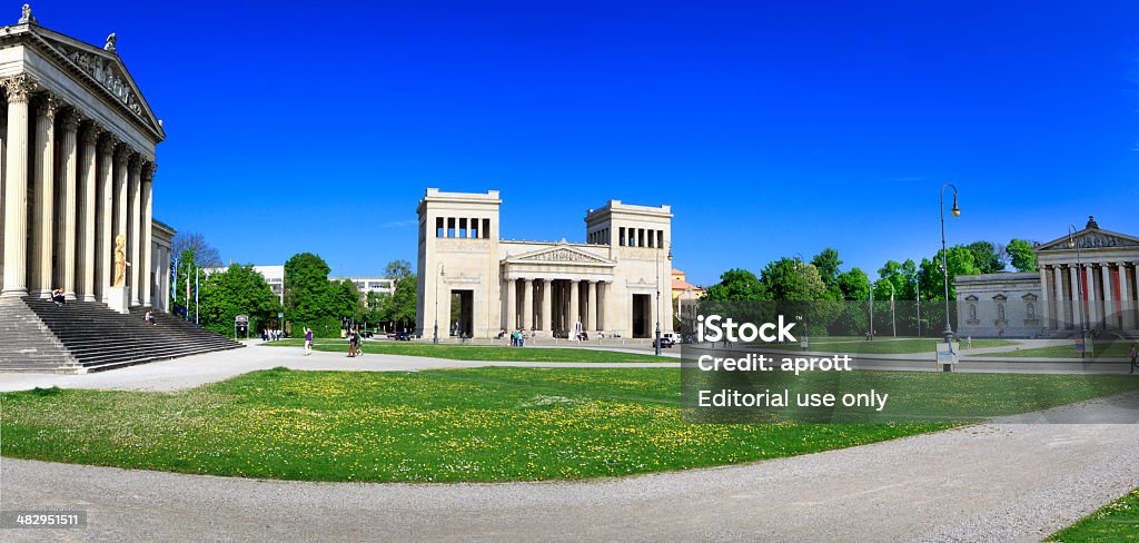 image panoramique de Königsplatz (Kings mètres) à Munich, Allemagne - Photo de Allemagne libre de droits