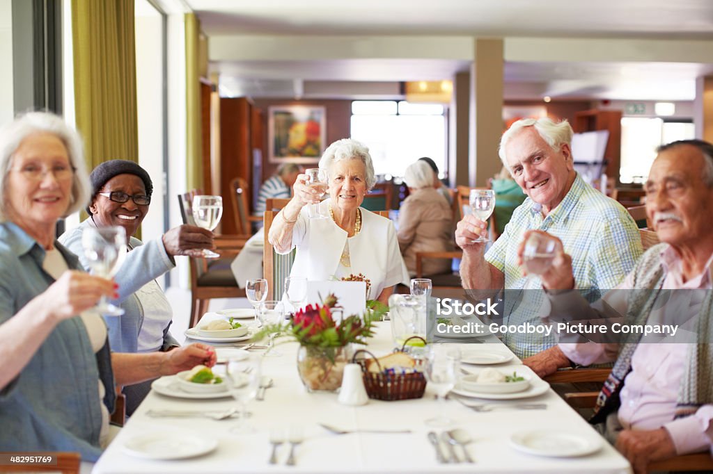 Ecco di pensionamento. - Foto stock royalty-free di Terza età