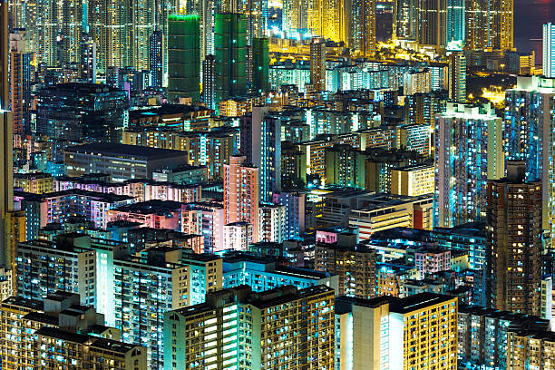 istock Kowloon downtown in Hong Kong at night 482952259