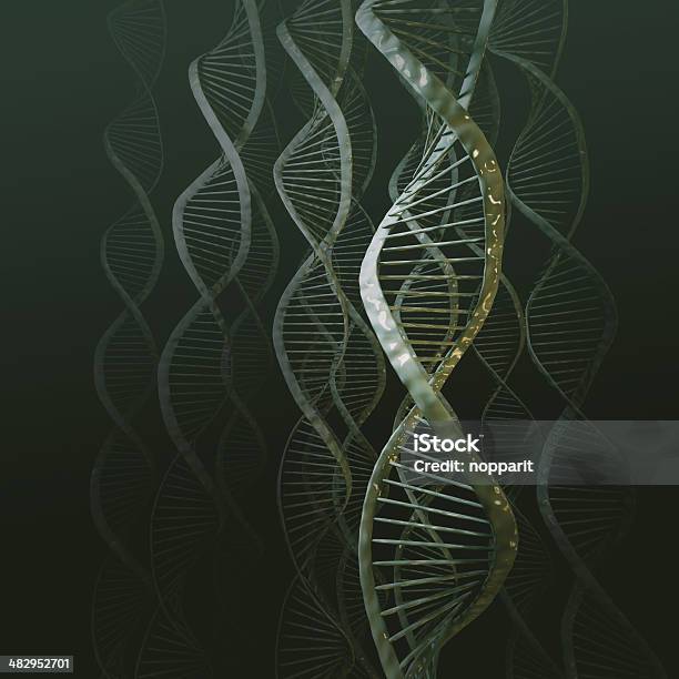 Sfondo Di Dna Scienza - Fotografie stock e altre immagini di Adenina - Adenina, Atomo, Biochimica