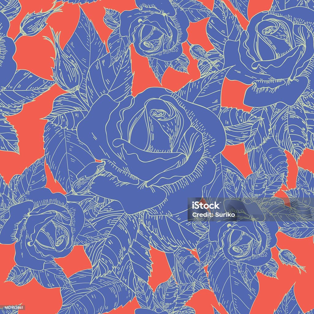 Rose Texture Pattern Roses Texture Stock Illustration - Download Image Now - Abstract ...