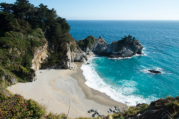 istock Waterfall in Big Sur California 482954048