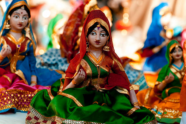 Indian Dolls Indian Dolls doll puppet indian culture small stock pictures, royalty-free photos & images