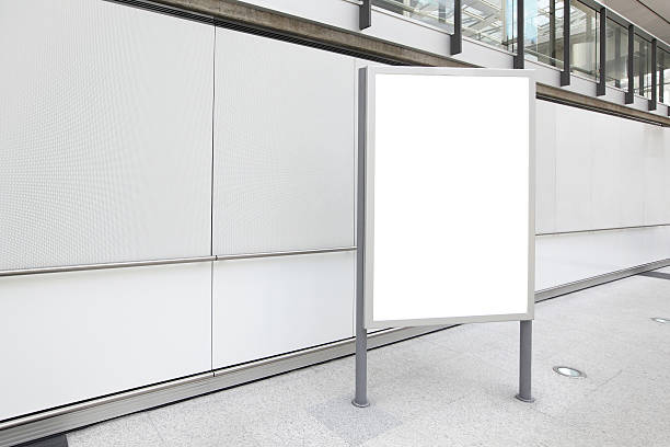 istock Blank Billboard in airport 482954365