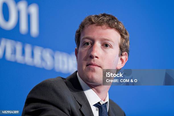 Mark Zuckerberg At G8 In Deauville France Stock Photo - Download Image Now - Mark Zuckerberg, Social Media, CEO