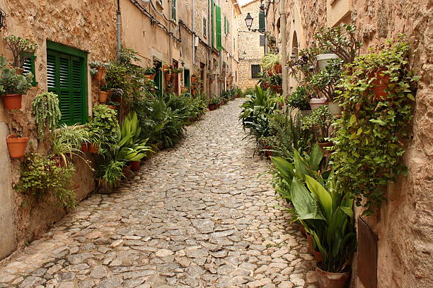 istock old street in Valldemossa 482956336