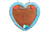unlabeled Bavarian gingerbread heart