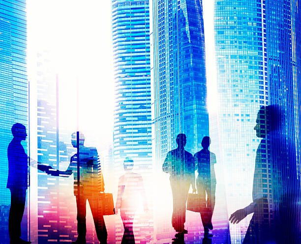 istock Business People Commuter Walking Rush Hour Concept 482963366