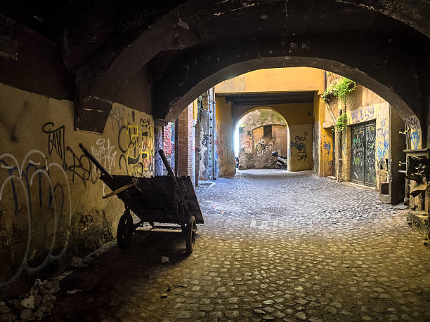 istock Street scene from Rome, Italy 482963943