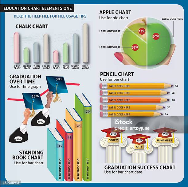 Educational Graphical Elements Education Infographic Elements Stock Illustration - Download Image Now ...