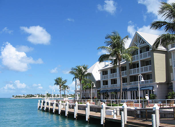 key west en front de mer - beach water coastline waterfront photos et images de collection