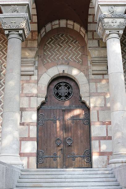 istock Orthodox Church Sv. Marko Door 482967828