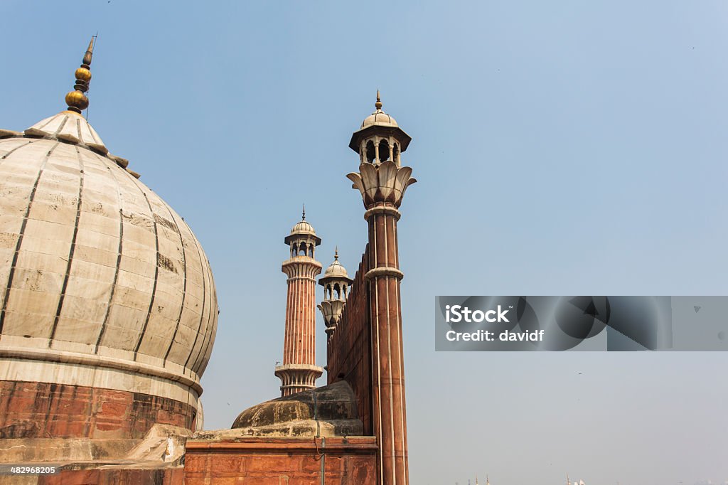 Mesquita Jama Masjid em Minarete - Royalty-free Ao Ar Livre Foto de stock