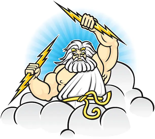 Vector illustration of zeus