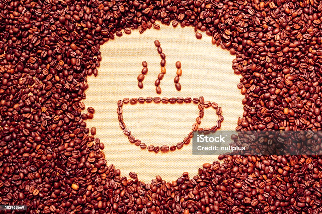 Chávena de Café - Royalty-free Aniagem de Cânhamo Foto de stock