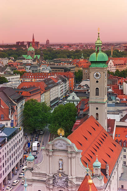 istock City view in Munich, Heiliggeist Church 482970049