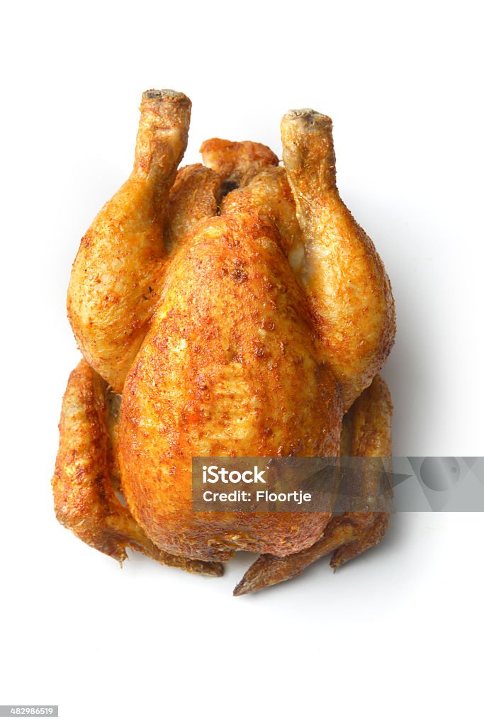 가금류용: 통닭구이 - 로열티 프리 오븐 닭구이 스톡 사진