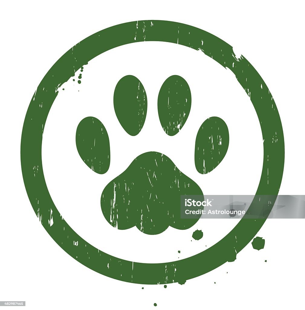 Лапа знак - Векторная графика Собака роялти-фри