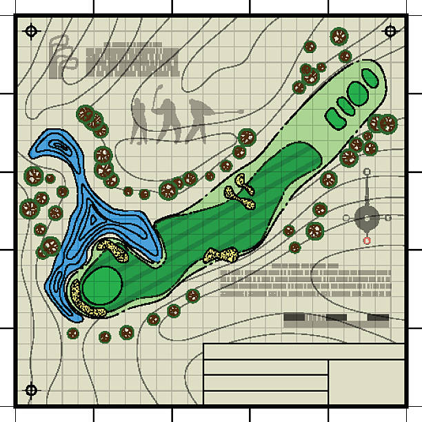 Golf Course Layout Visual 1,600+ Golf Course Drawing Stock Illustrations, Royalty-Free Vector ...