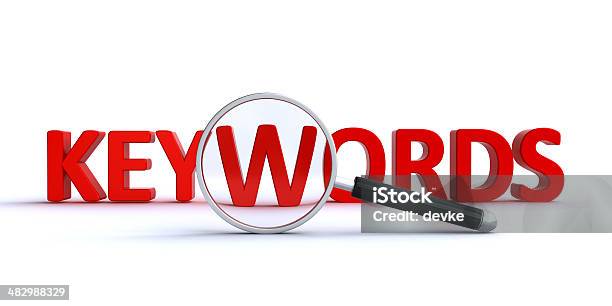 Keyword Search Stock Photo - Download Image Now - Aspirations, Communication, Computer