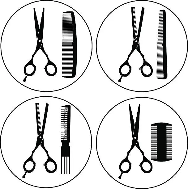 Vector illustration of Hairdresser
