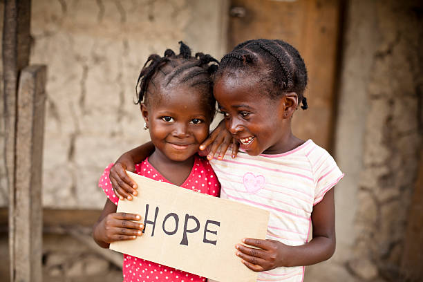 le ragazze africane - african children foto e immagini stock