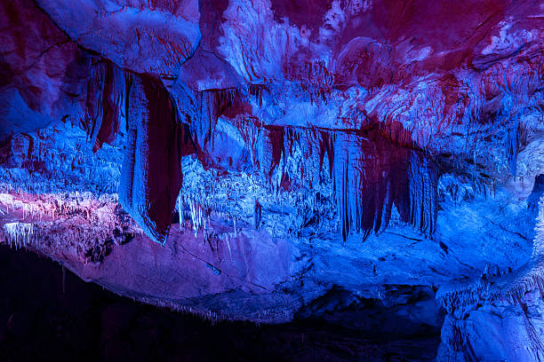 istock Stalactites and stalagmites in cave 482992981