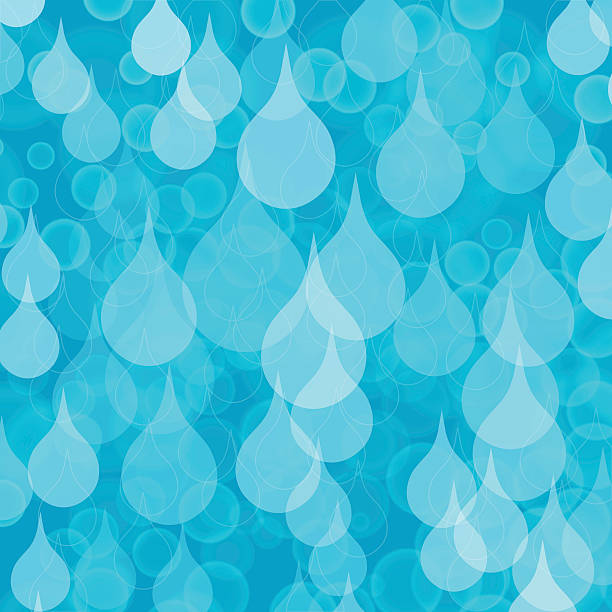 Water drops Abstract background with water drops. EPS10 file with transparencies and feather effect. rain patterns stock illustrations