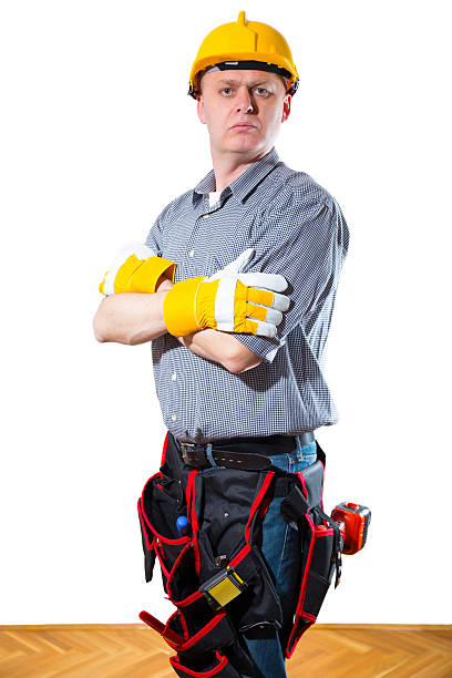 istock Portrait of handyman 482993515