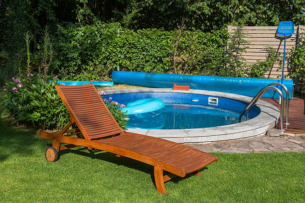 istock The pool on the garden 482994120