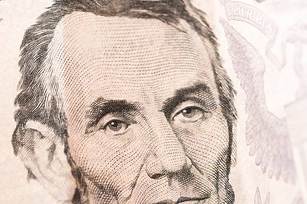istock Money five Lincoln Dollar Bill 483015012