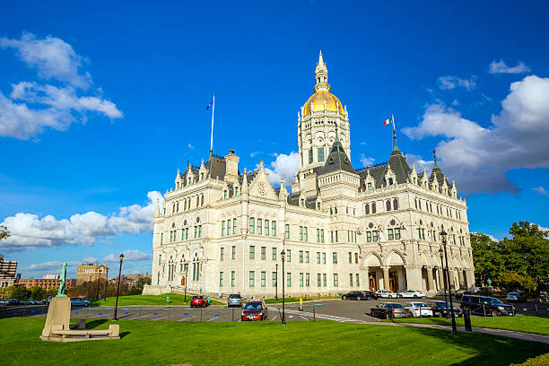 Connecticut State Capitol in Hartford, Connecticut Connecticut State Capitol in Hartford, Connecticut in USA connecticut state capitol building stock pictures, royalty-free photos & images