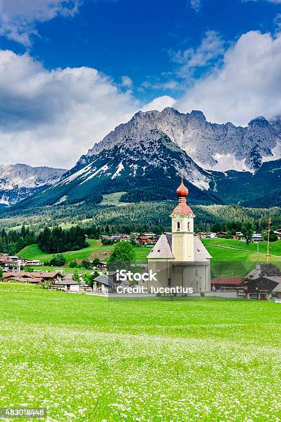 Wilder Kaiser Mountain In Austria Stock Photo - Download Image Now - Kaiser Mountains, Kitzbühel, 2015