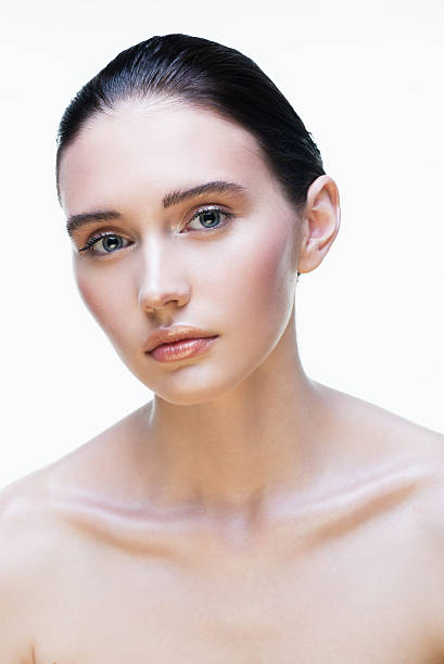 istock Beautiful young woman with healthy face 483020698