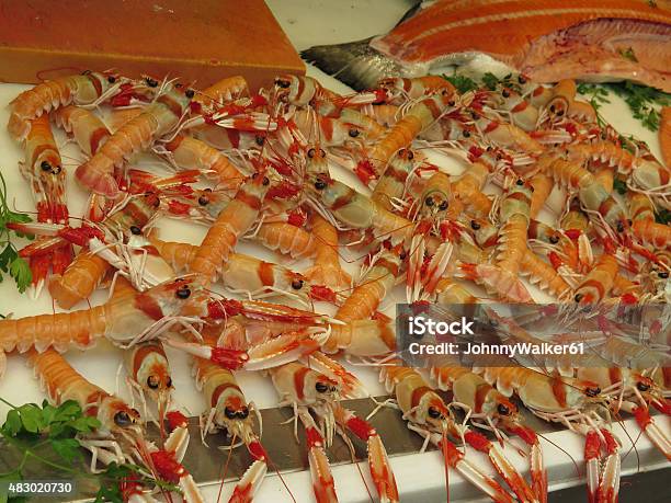 Fresh Seafood Stock Photo - Download Image Now - 2015, Business, Crustacean