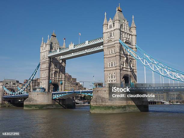 Tower Bridge In London Stock Photo - Download Image Now - 2015, Architecture, Bridge - Built Structure