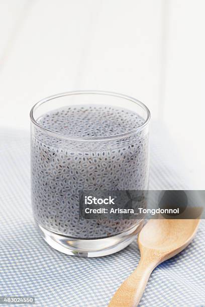 Chia Seeds Stock Photo - Download Image Now - 2015, Antioxidant, Close-up