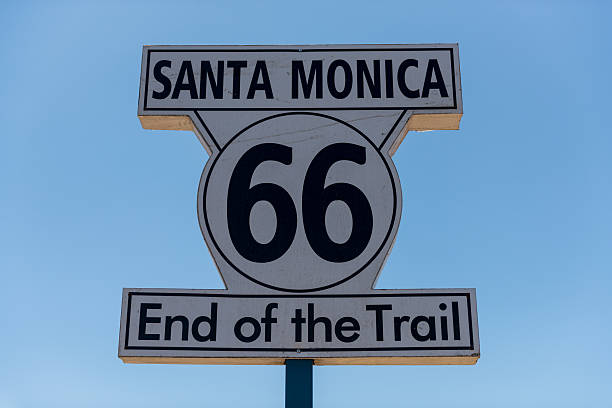 istock End of route 66 - Santa Monica 483024714