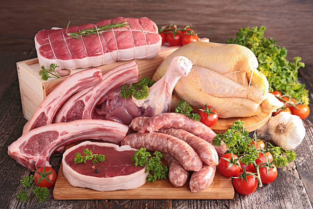 carnes bruto - carne talho imagens e fotografias de stock