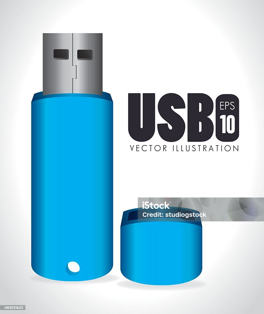 Abstract Usb Design Usb Design Vector Illustration Stock Illustration - Download Image Now ...