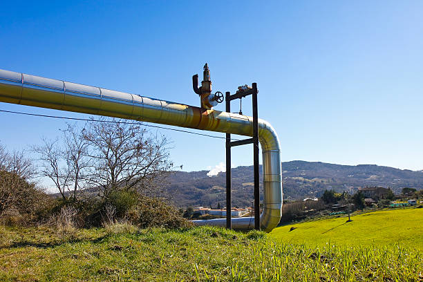 istock Geothermal power plant in Tuscany hills 483037870