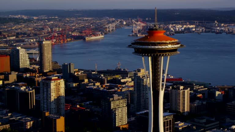 Aerial shot of Seattle Skyline