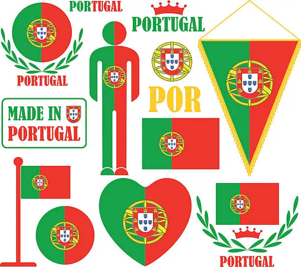 Vector illustration of Portugal