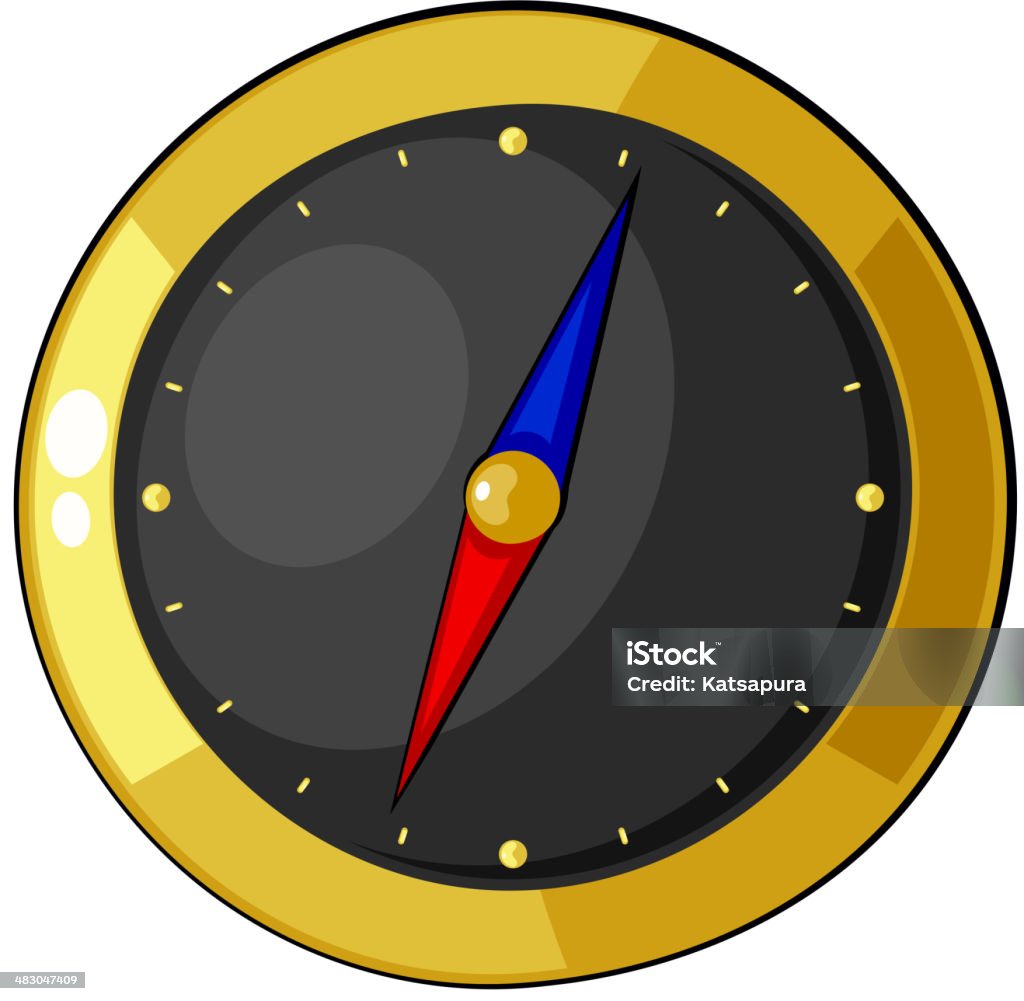 Cartoon compass. eps10 Abstract stock vector