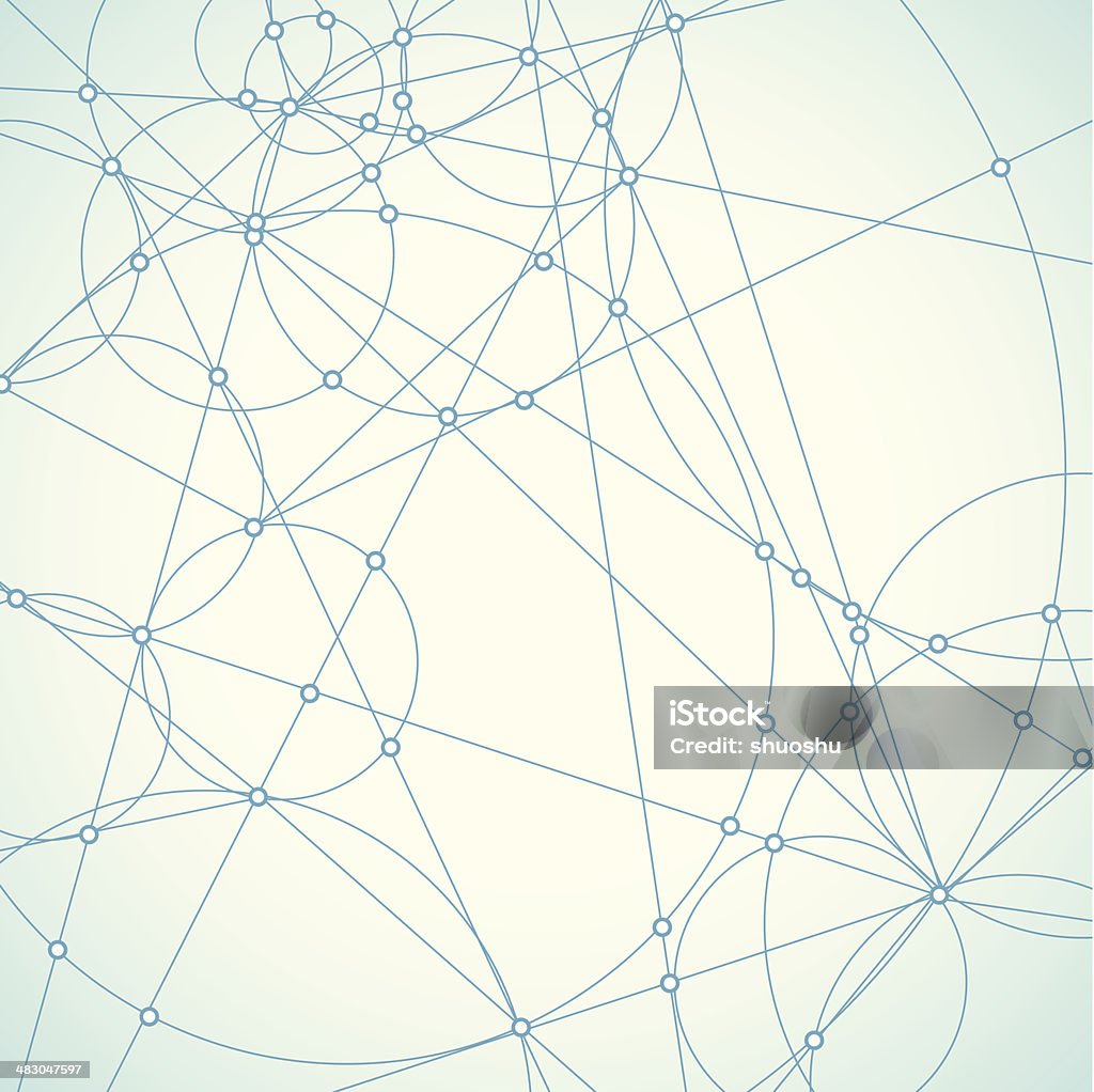 Network Shape Vector Abstract Blue Network Shape Background Stock Illustration - Download ...